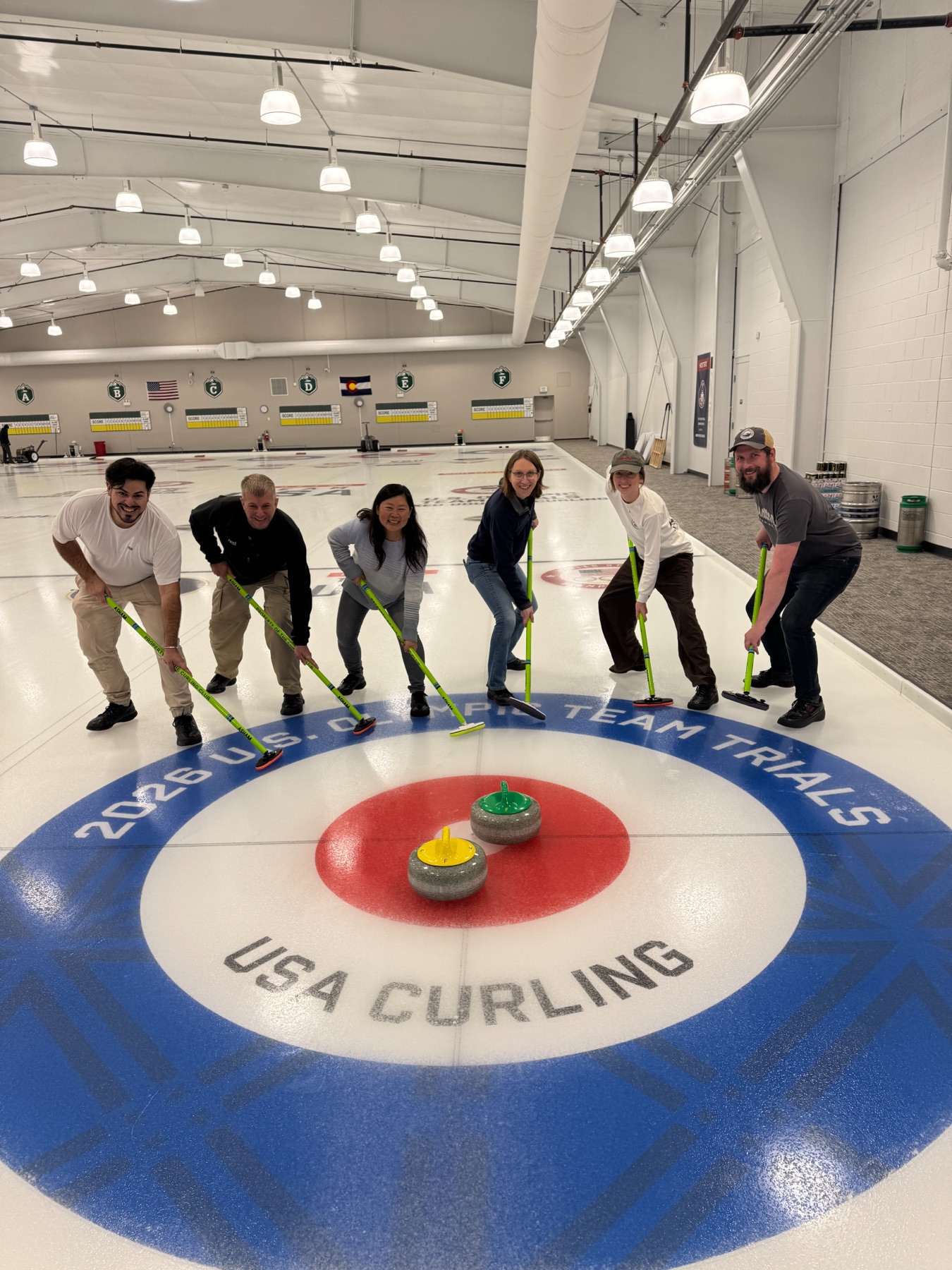 Topogy team curling outing
