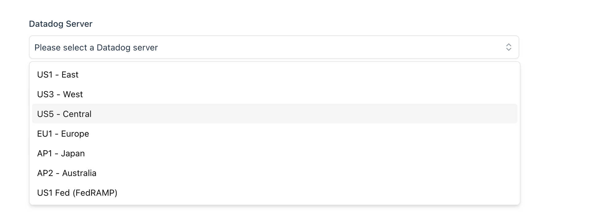 Topogy server selection